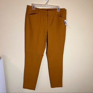 Old Navy High Waisted Pixie Stretch Ankle pants - Bourbon - Size 12 Tall - NWT